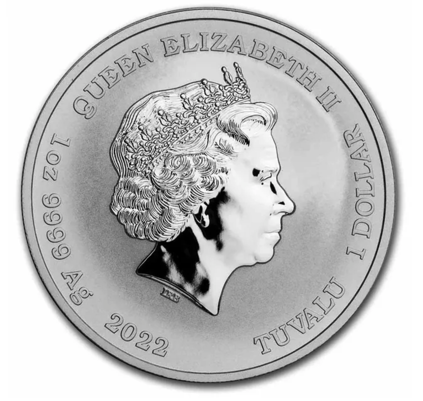 2022年　ストリートファイター銀貨　リュウ　1OZ カラー銀貨＋1OZ 銀貨 Street Fighter: Ryu 2022 Silver Coin, 1 oz (color)